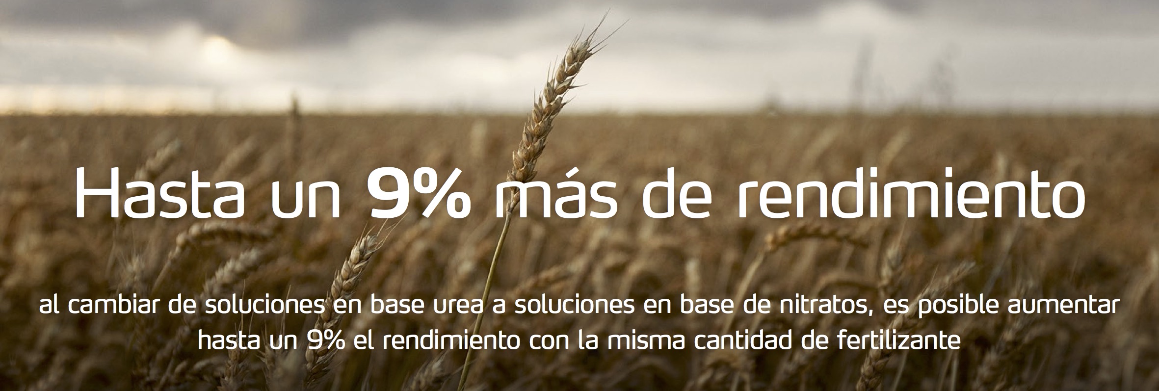El cambio a productos a base de nitratos puede suponer hasta un 9% más de rendimiento