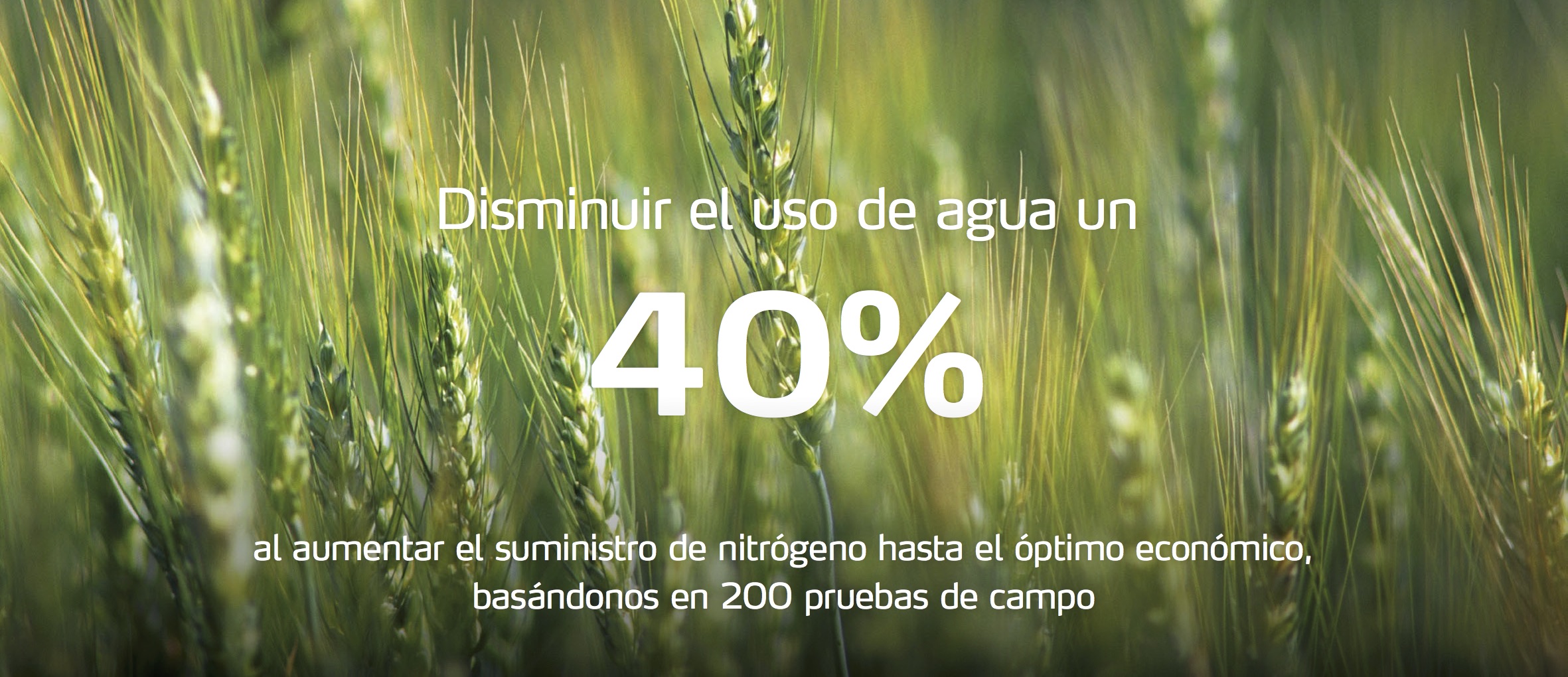Reducir el uso de agua hasta un 40%.